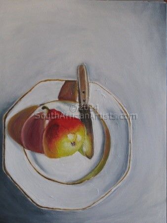 Pear on Plate