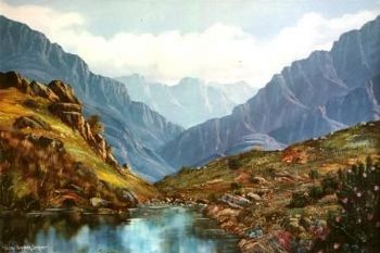 "Western Cape Mountain Scene"