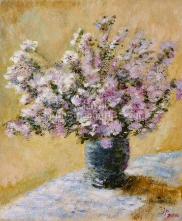 After Monet 1: Vase of Flowers