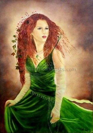 Lady in Green