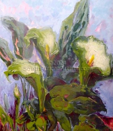 Arum Lilies Two