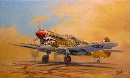 Curtis P-40 Kittyhawk - Kicking Up Dust 
