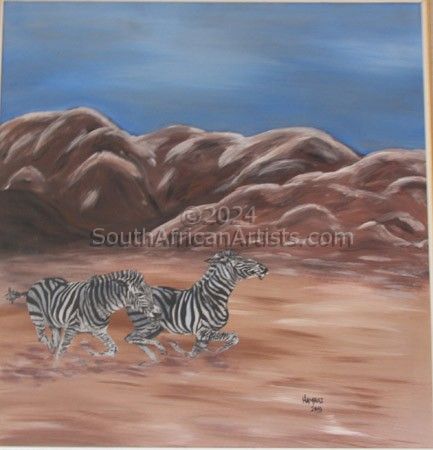 Zebras in flight