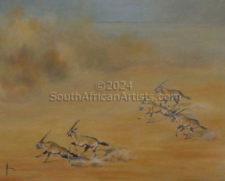Oryx in Sandstorm
