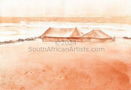 African Beach Scape