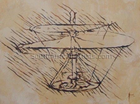Da Vinci's Aerial Screw