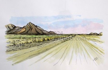 Road near Aus, Namibia