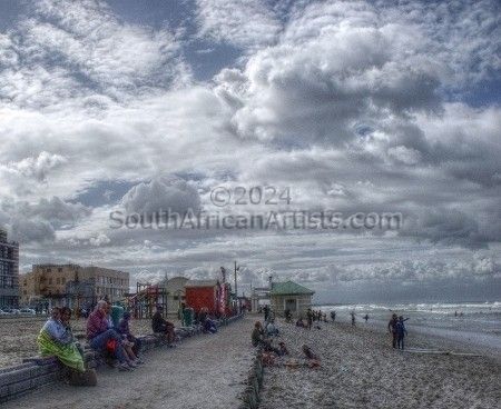 Cloudy Day at the Beach