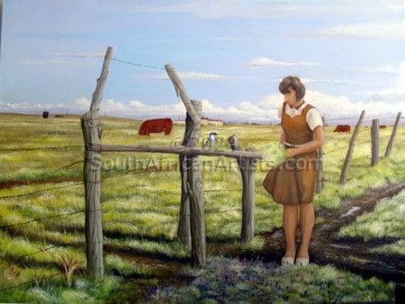 Girl at Crossroads