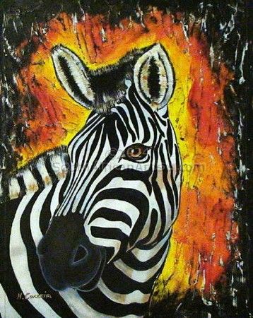 Zebra in the Sunset 1