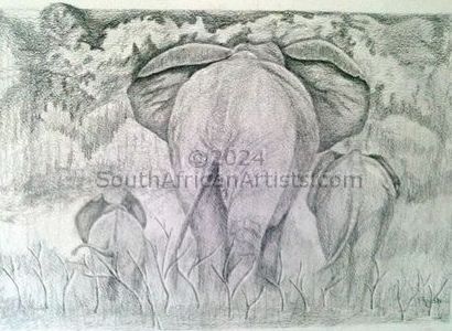Elephants Going