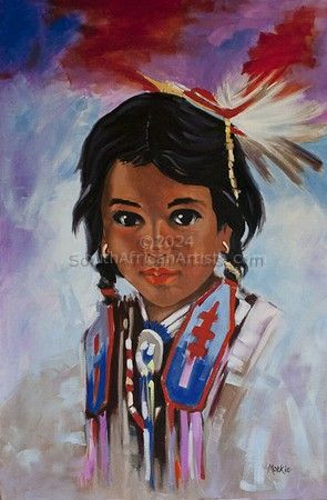 red indian maiden