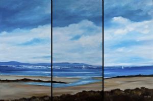 "Beach Triptych IV"