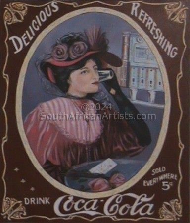 Coca - Cola Victorian Lady