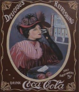 "Coca - Cola Victorian Lady"