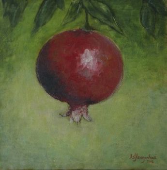 "Hanging Pomegranate"