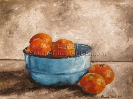 Tangerines in a Bowl