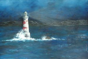 "Lighthouse at Dusk "