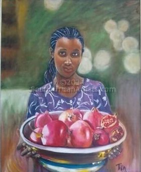 Woman With Pomegranates