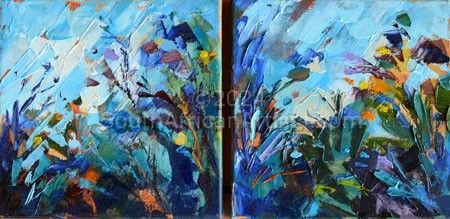 Meadow Diptych