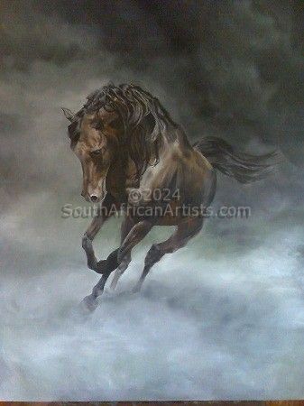 Stallion in a Storm