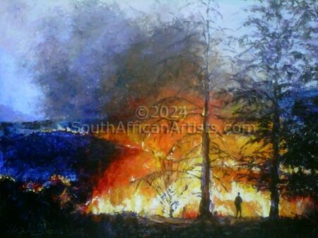 Bushfire in Clarens