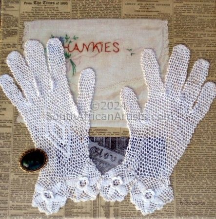 Gloves and Hankies Collage