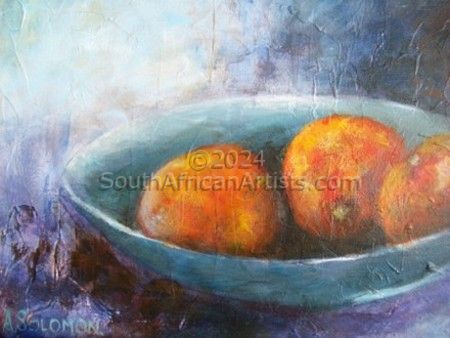 Bowl with Oranges