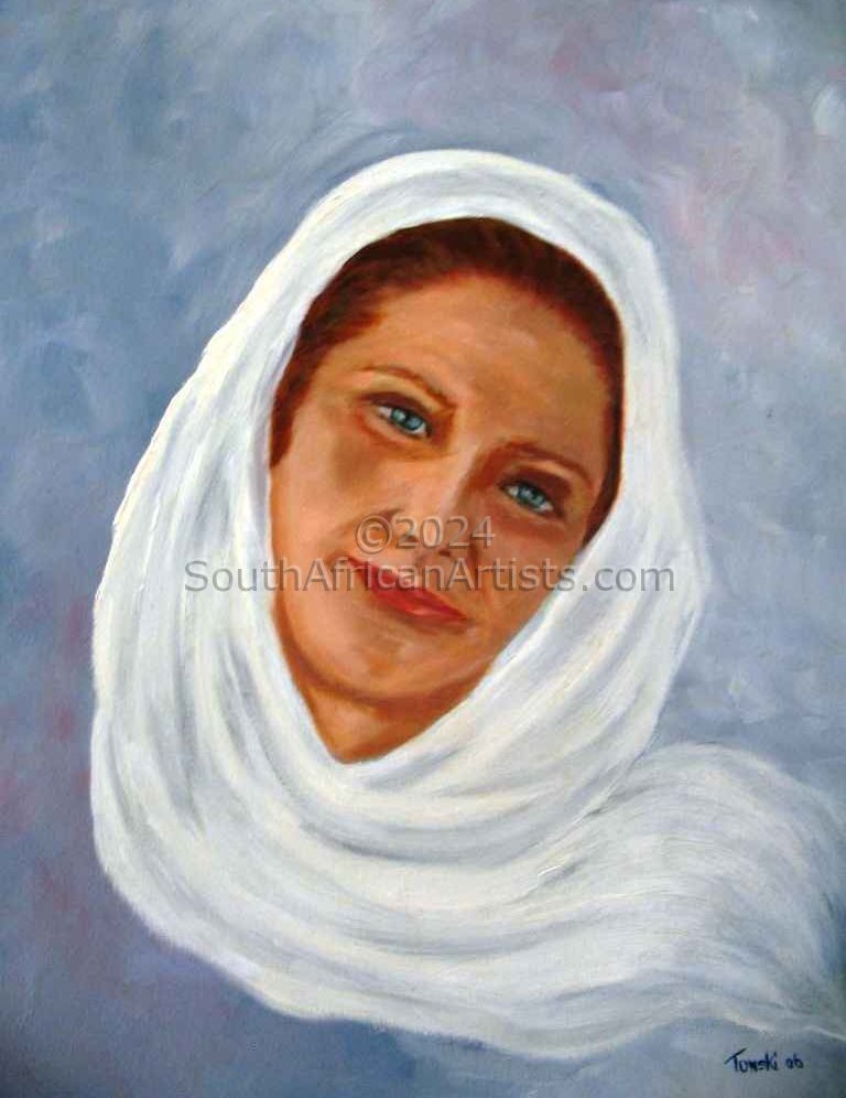 Woman with a White Scarf