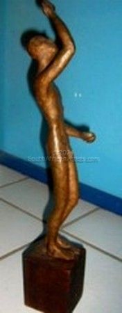 Bronze Sculpture Of Nude Man