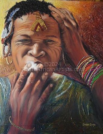 Khoi Woman Smoking