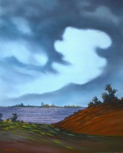 "Storm over Lavender Farm"