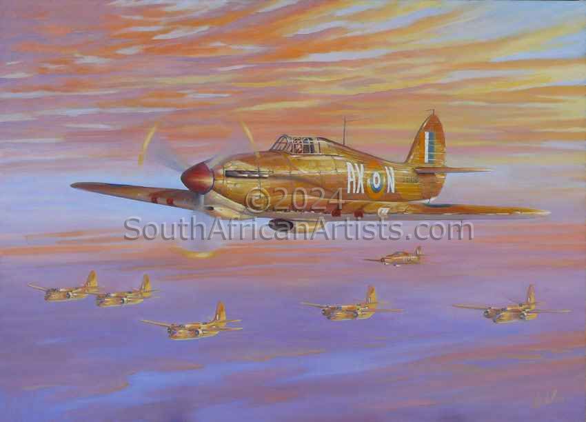 Hawker Hurricane Sunrise Escort 