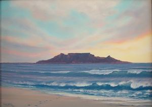 "Dawn over Table Mountain"