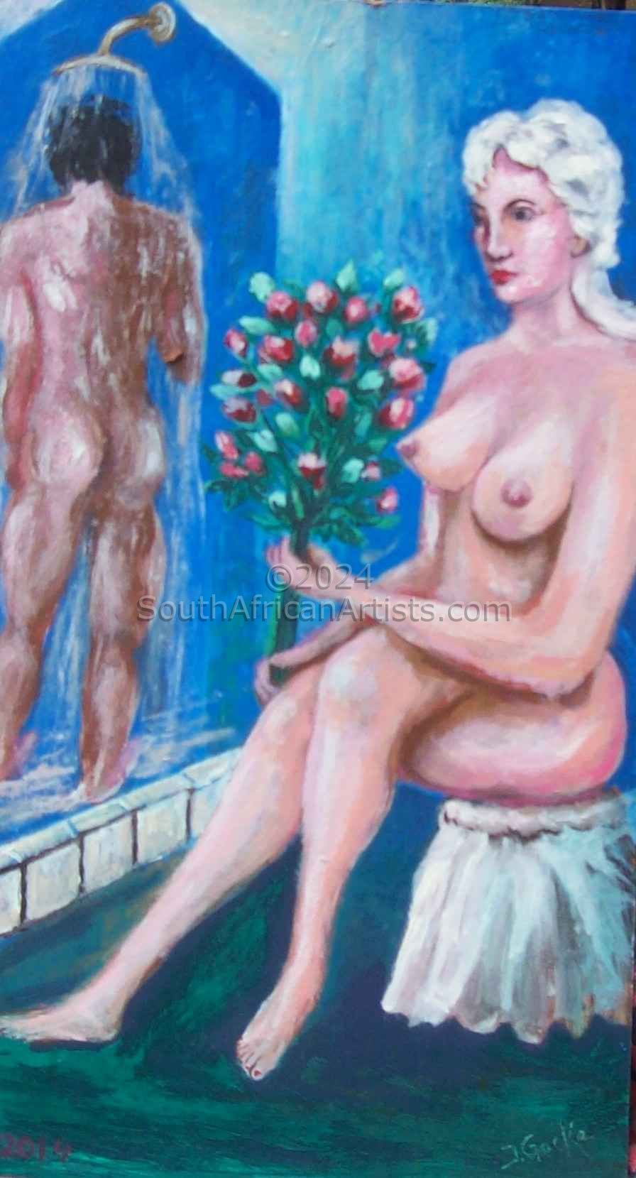 The Shower and Roses