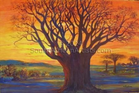 Baobab Sunset