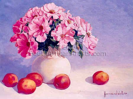 Pink Roses with Peaches
