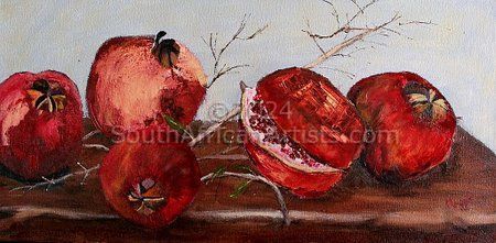 Still Life with Pomegranates