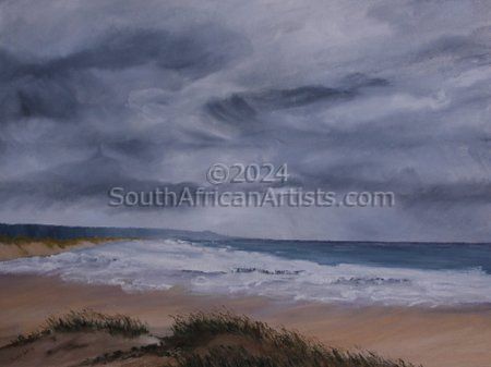 Seascape With Stormy Clouds
