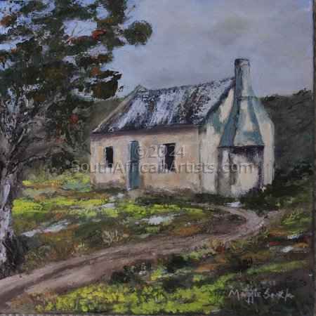 Landscape With Old Cottage