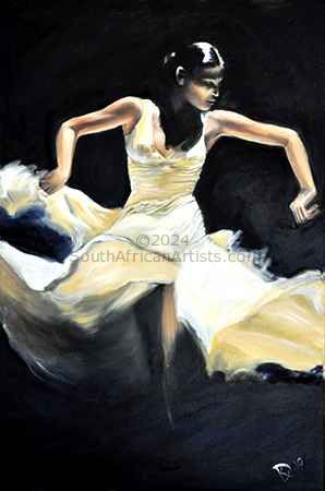 Dancer in White Dress