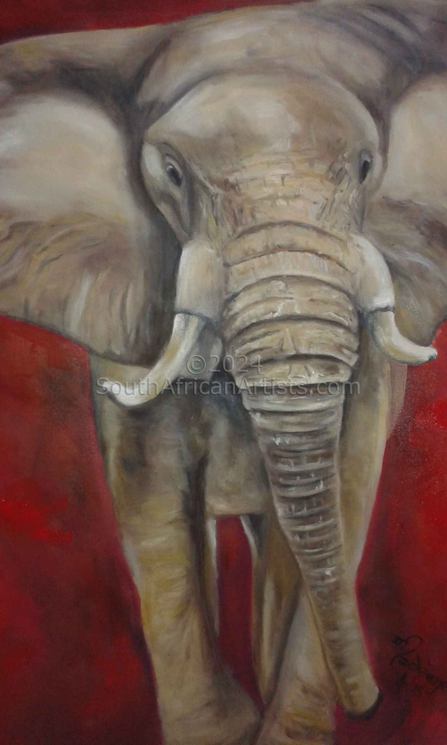 The Elephant in Red