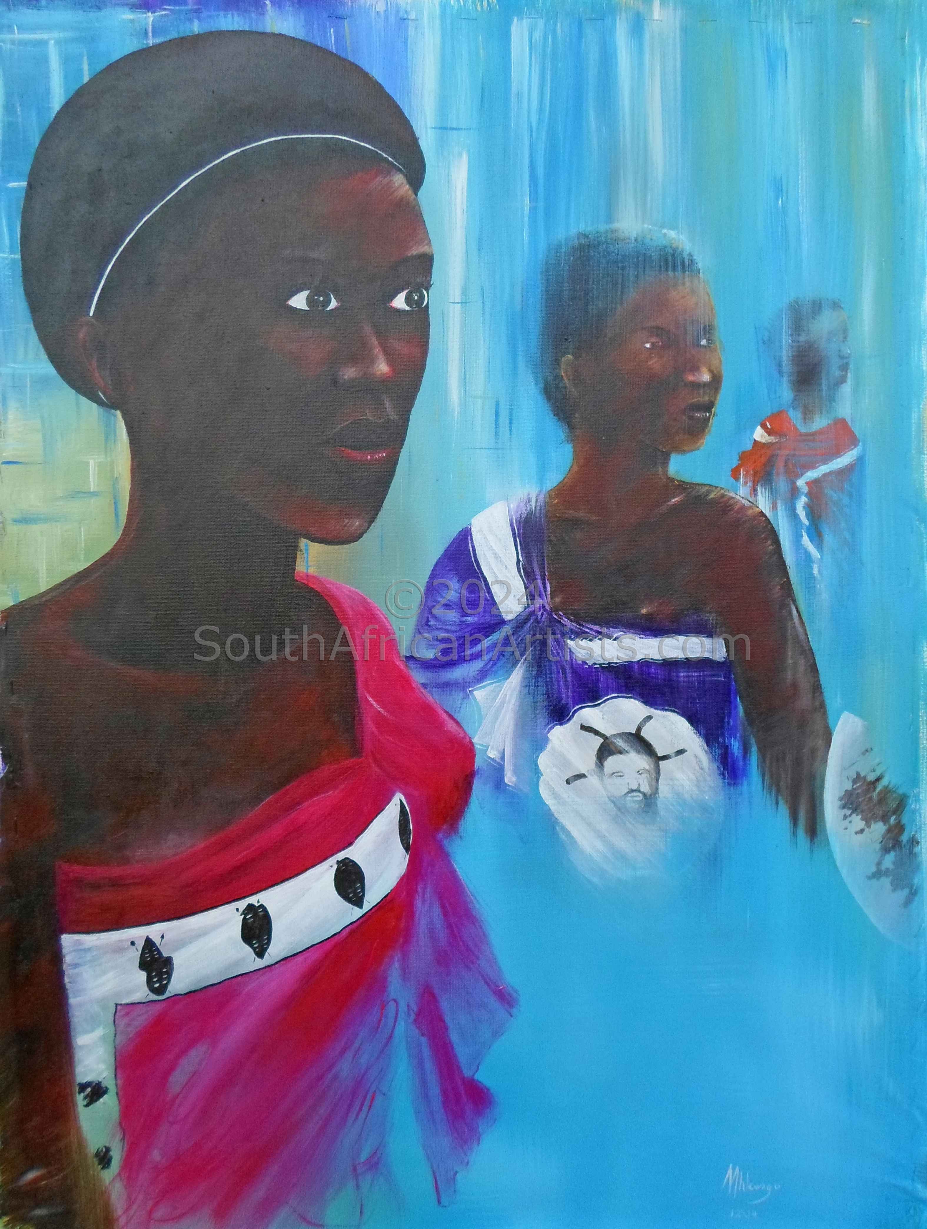 Portrait Swazi maidens