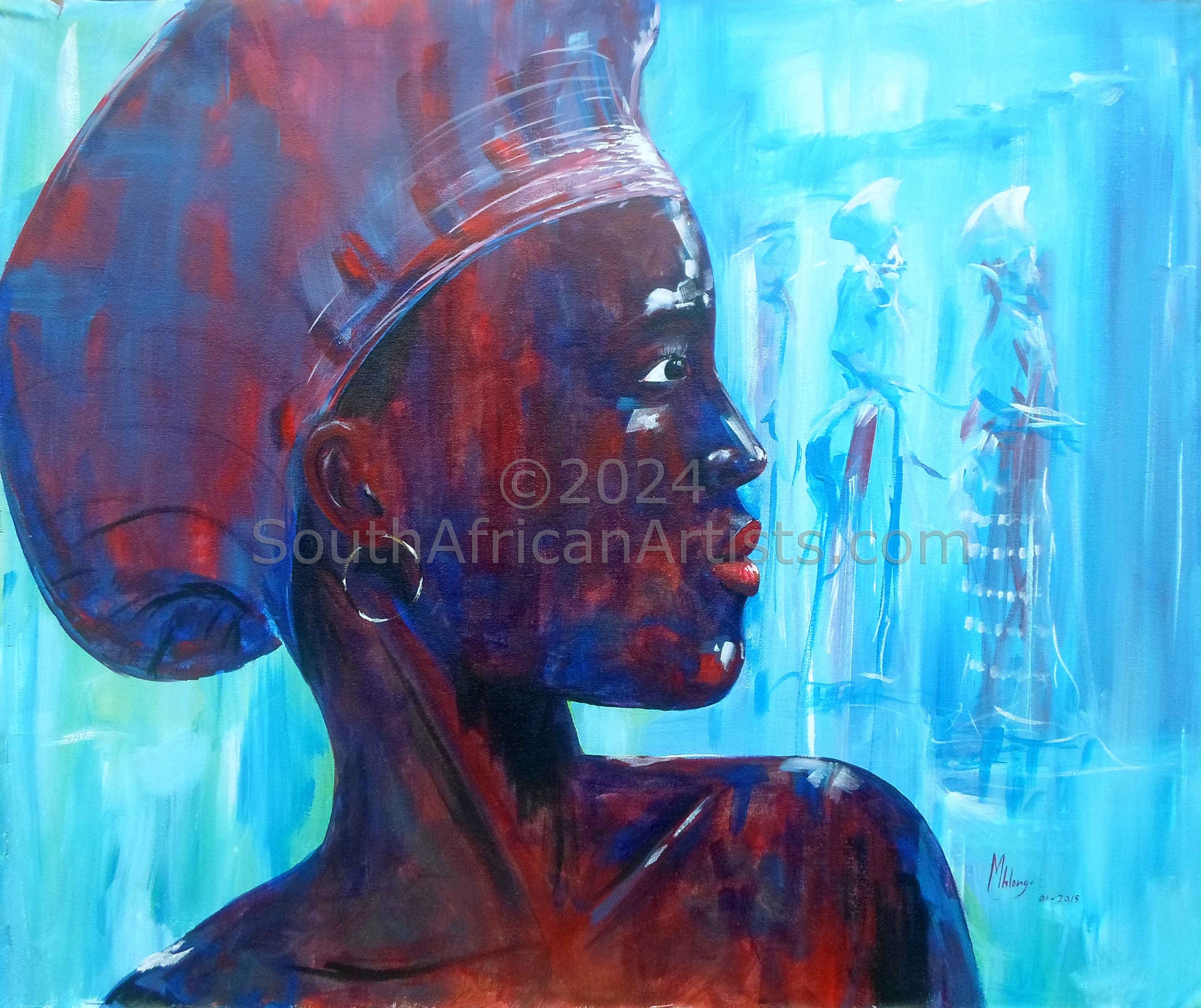 Portrait of A Zulu Maiden I