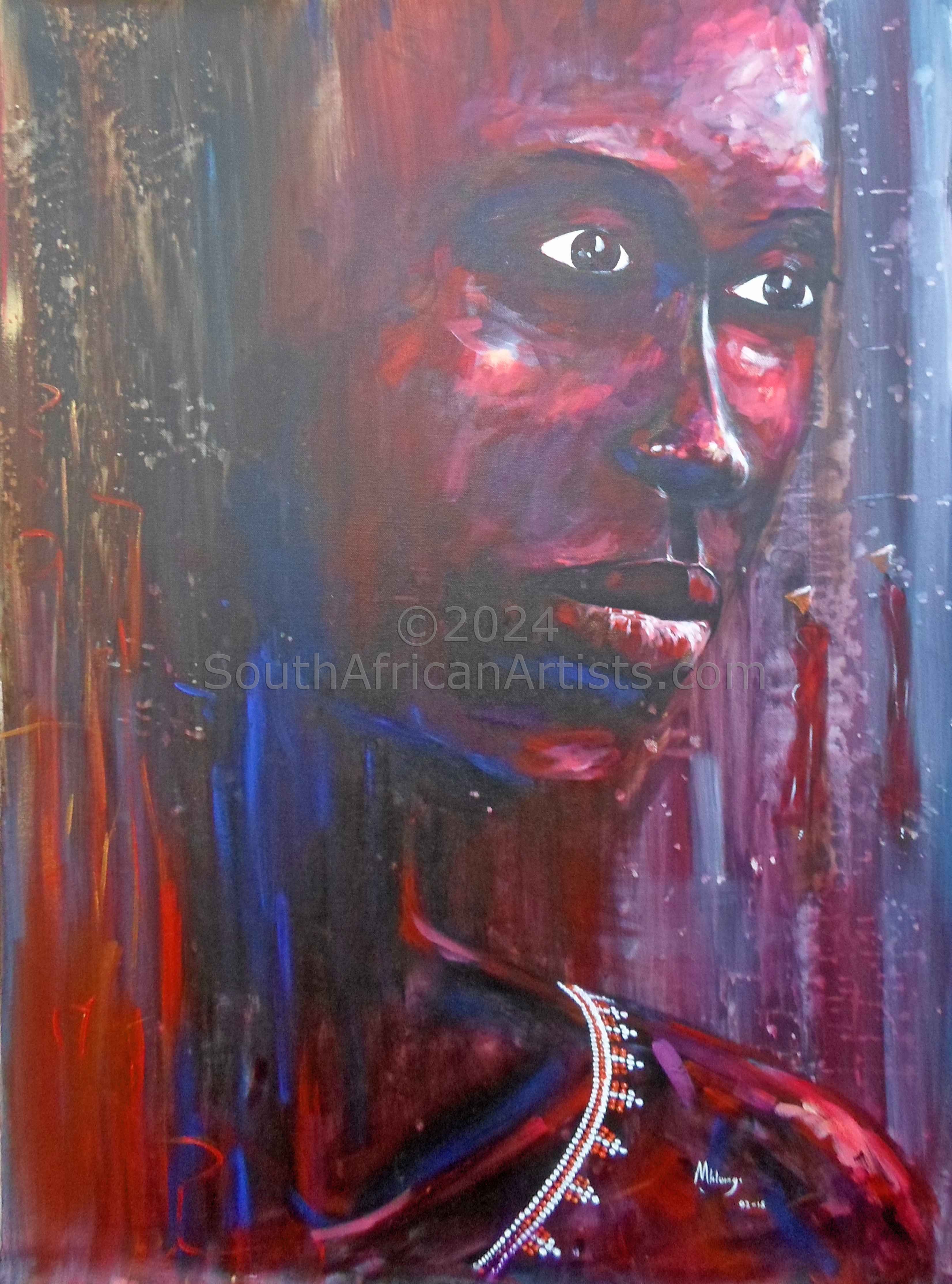 Portrait of an African Maiden