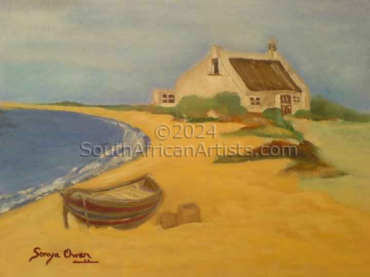 Fisherman Cottage and Boat in Paternoster