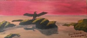 "Cormorant Drying Its Wings 1"