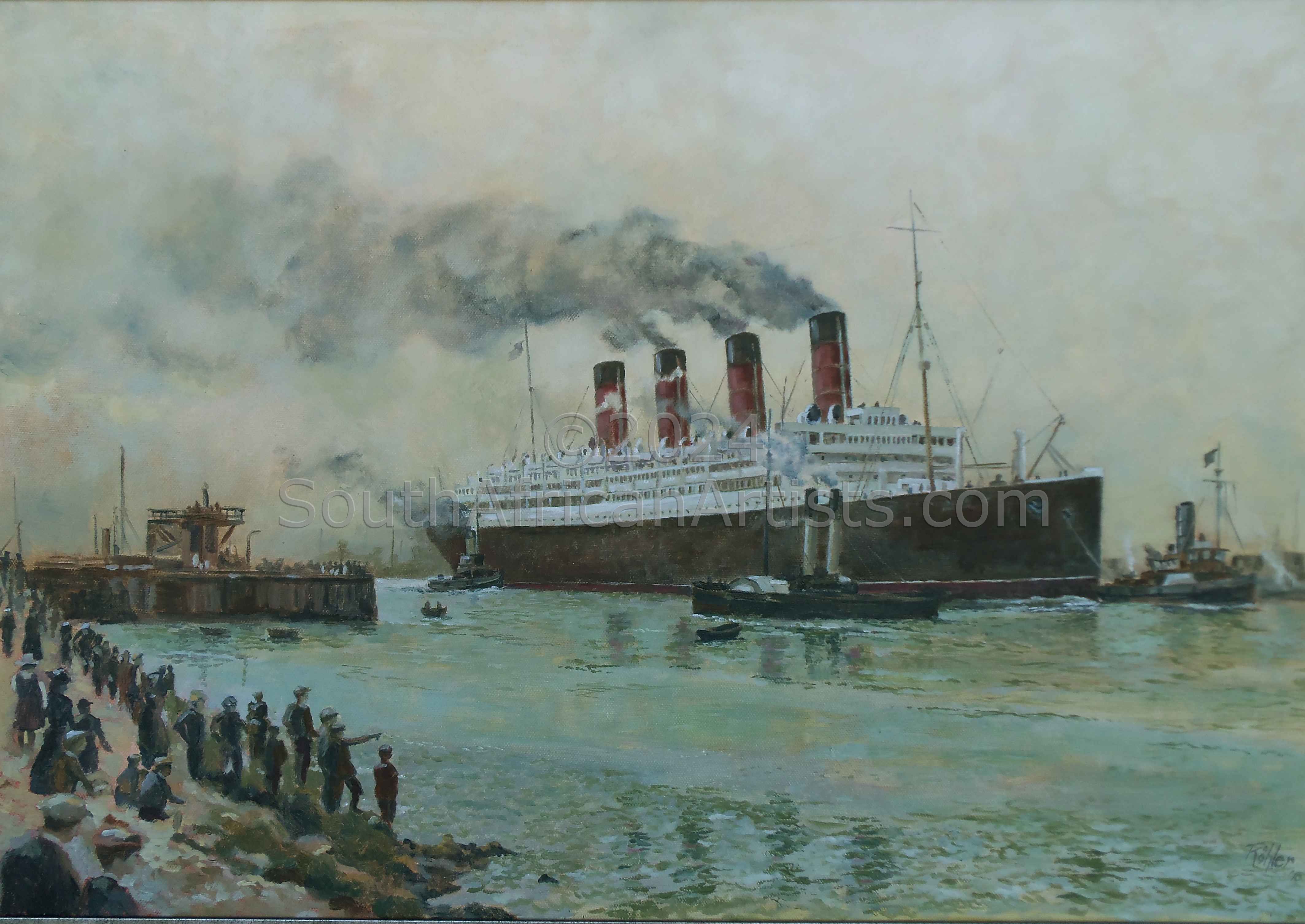 Aquitania Maiden Voyage