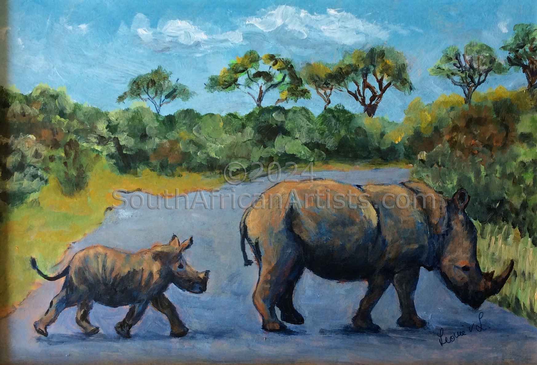 Rhinos at Kruger National Park