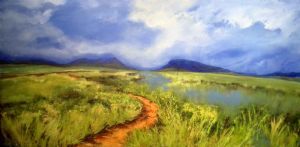 "Land and Sky - Towards Lesotho"